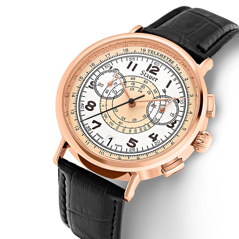 Stauer Swiss-Made Men's St. Moritz Chronograph